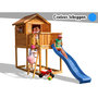 Voir la diapositive 1 : Fungoo Aire de jeux My House - Toboggan bleu - Fungoo