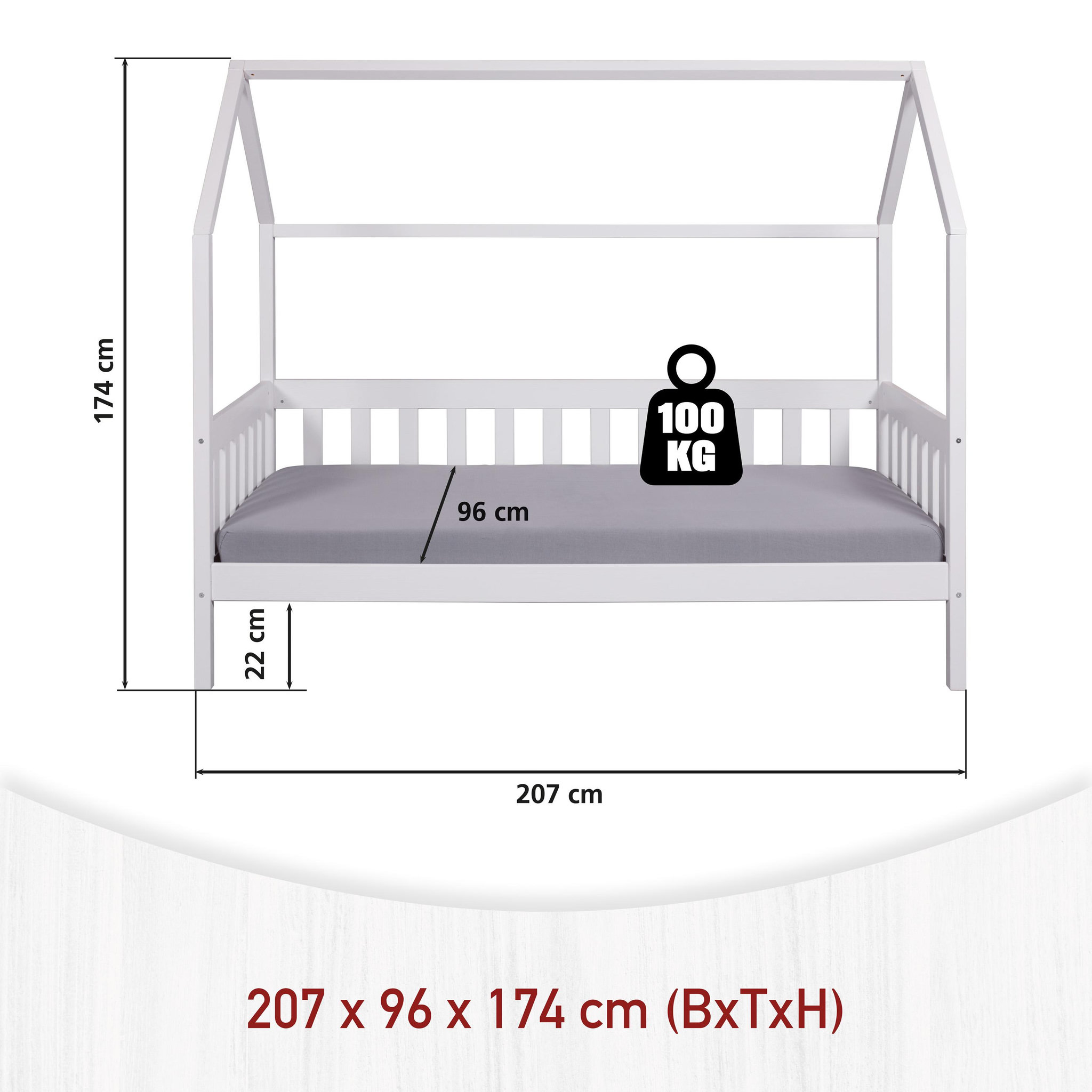 INTERLINK Lit d'enfant Funky Lit d'intérieur