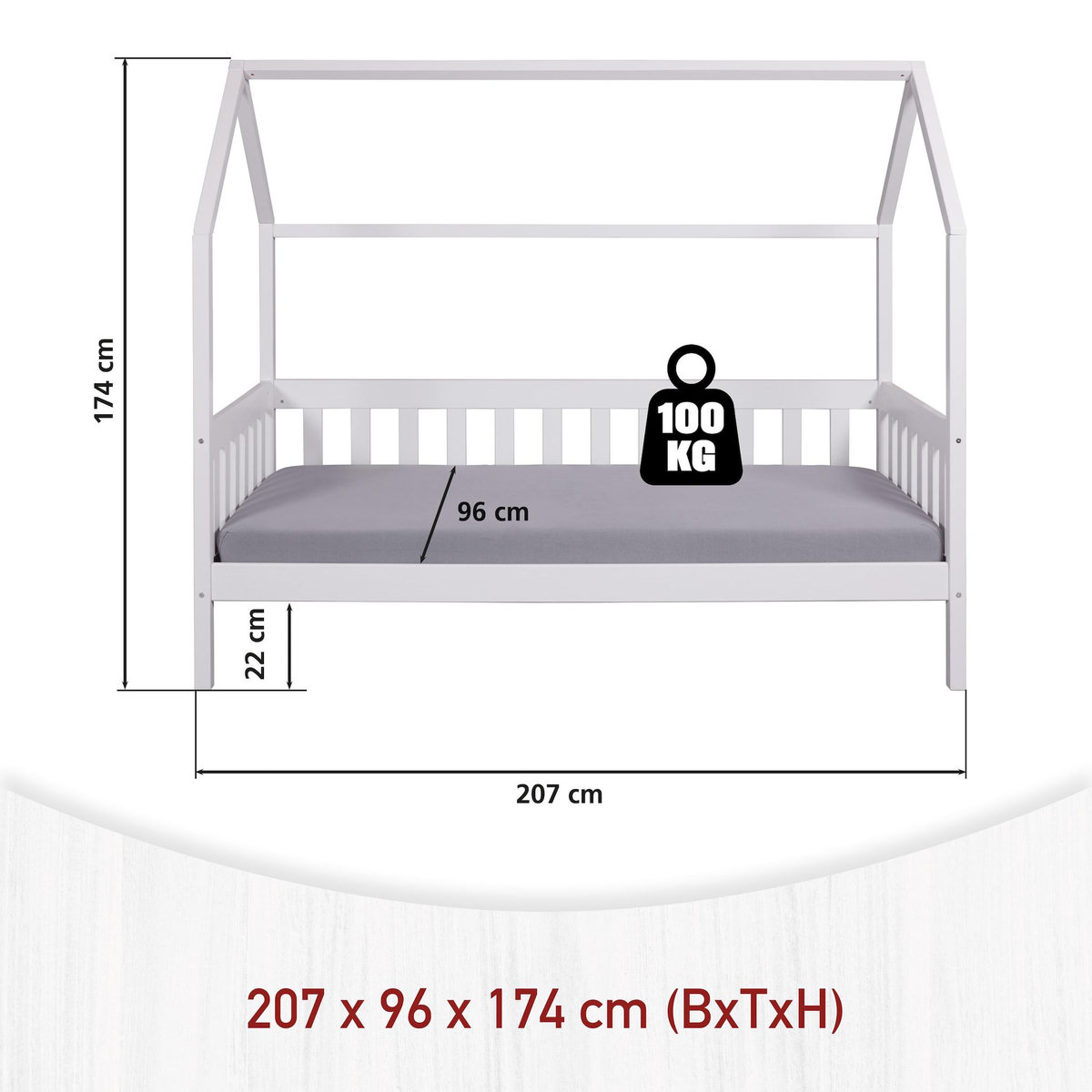 INTERLINK Lit d'enfant Funky Lit d'intérieur