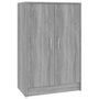 Voir la diapositive 5 : VIDAXL Meuble a chaussures Sonoma gris 60x35x92 cm Bois d'ingenierie