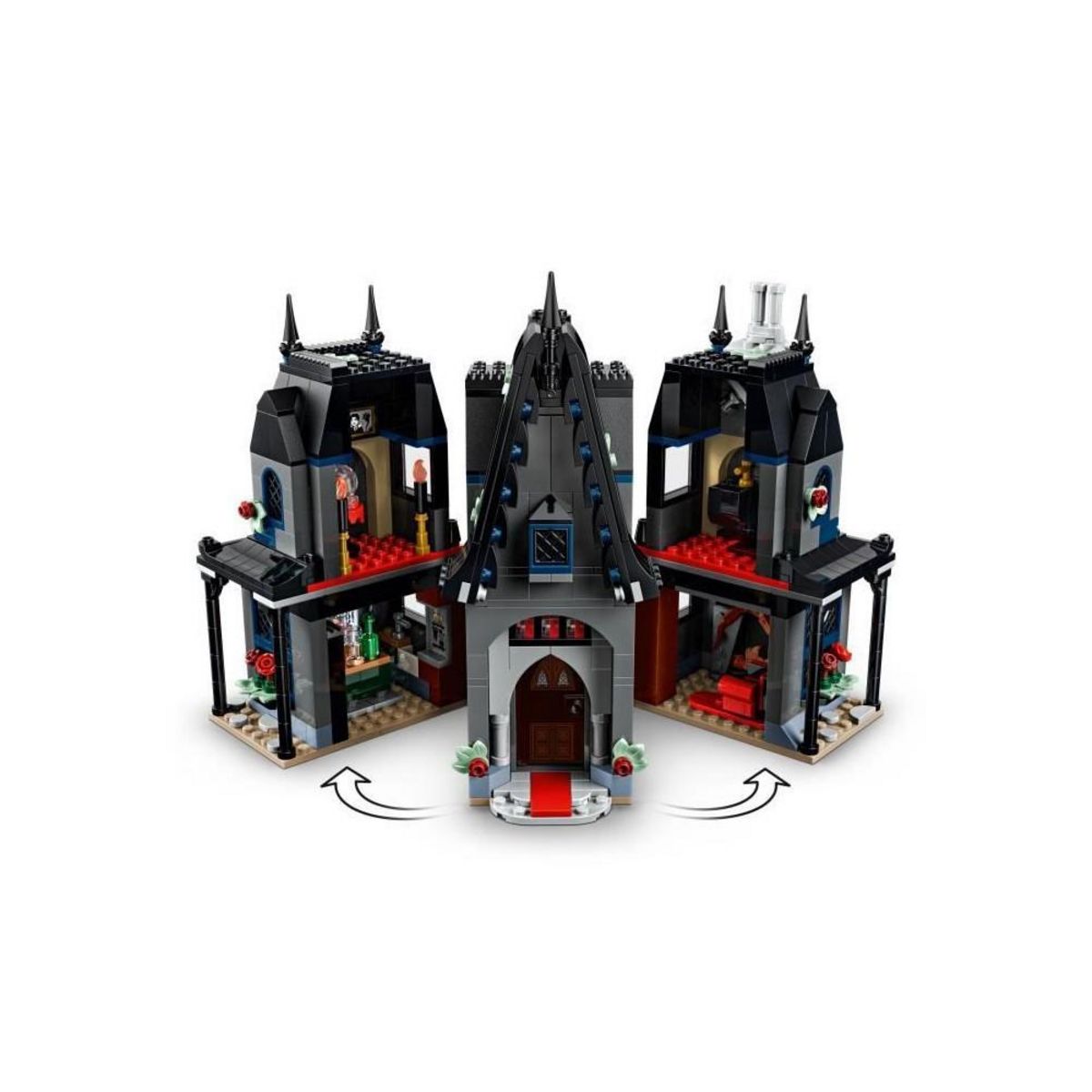 LEGO LEGO Mercredi 76786 Le Manoir de Morticia - Jeu de Construction des 10 ans - Mini-Poupées