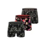 SERGE BLANCO Lot de 3 boxers homme Sublimation. Coloris disponibles : Gris