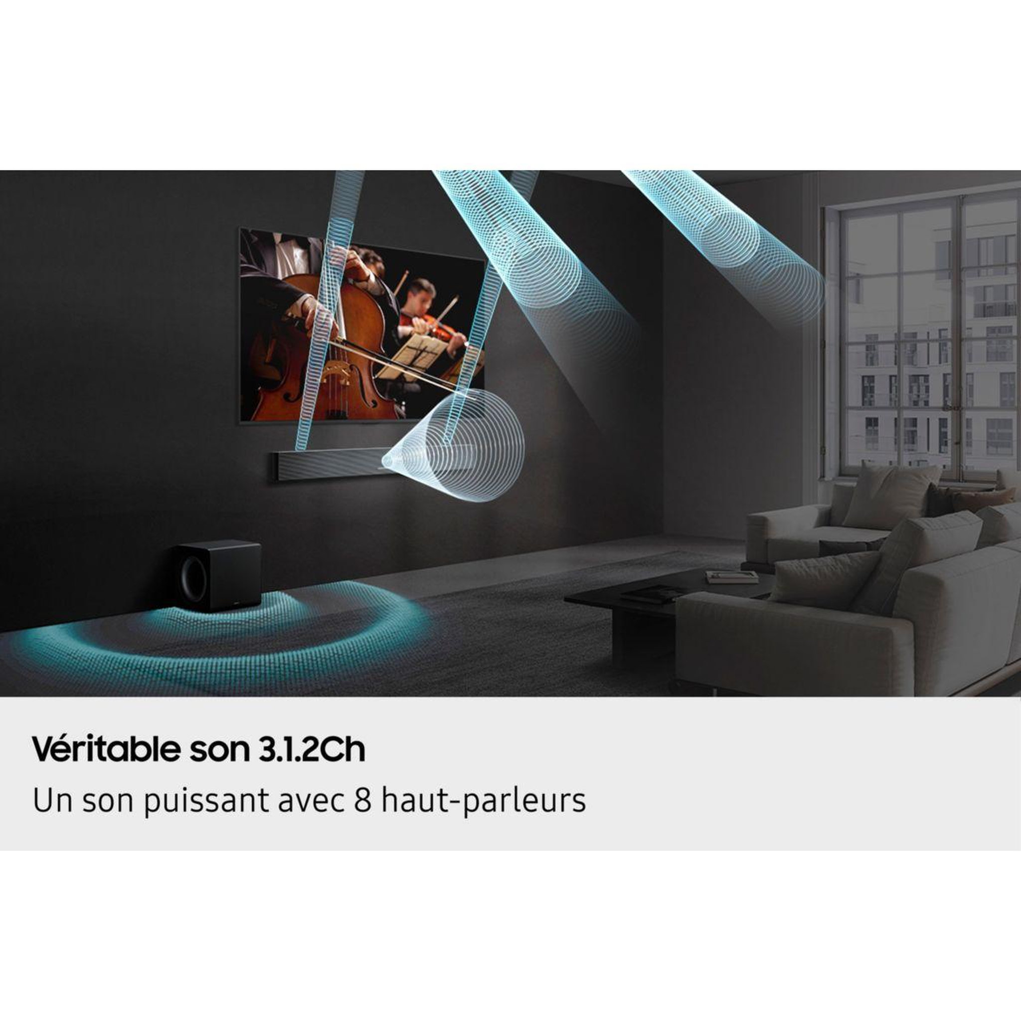 Voir la diapositive 4 : Samsung Barre de son hw-qs710f