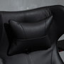 Voir la diapositive 4 : VINSETTO Vinsetto Fauteuil gaming fauteuil de bureau gaming base ronde métal pivotante 360° hauteur réglable coussins intégrés revêtement synthétique noir