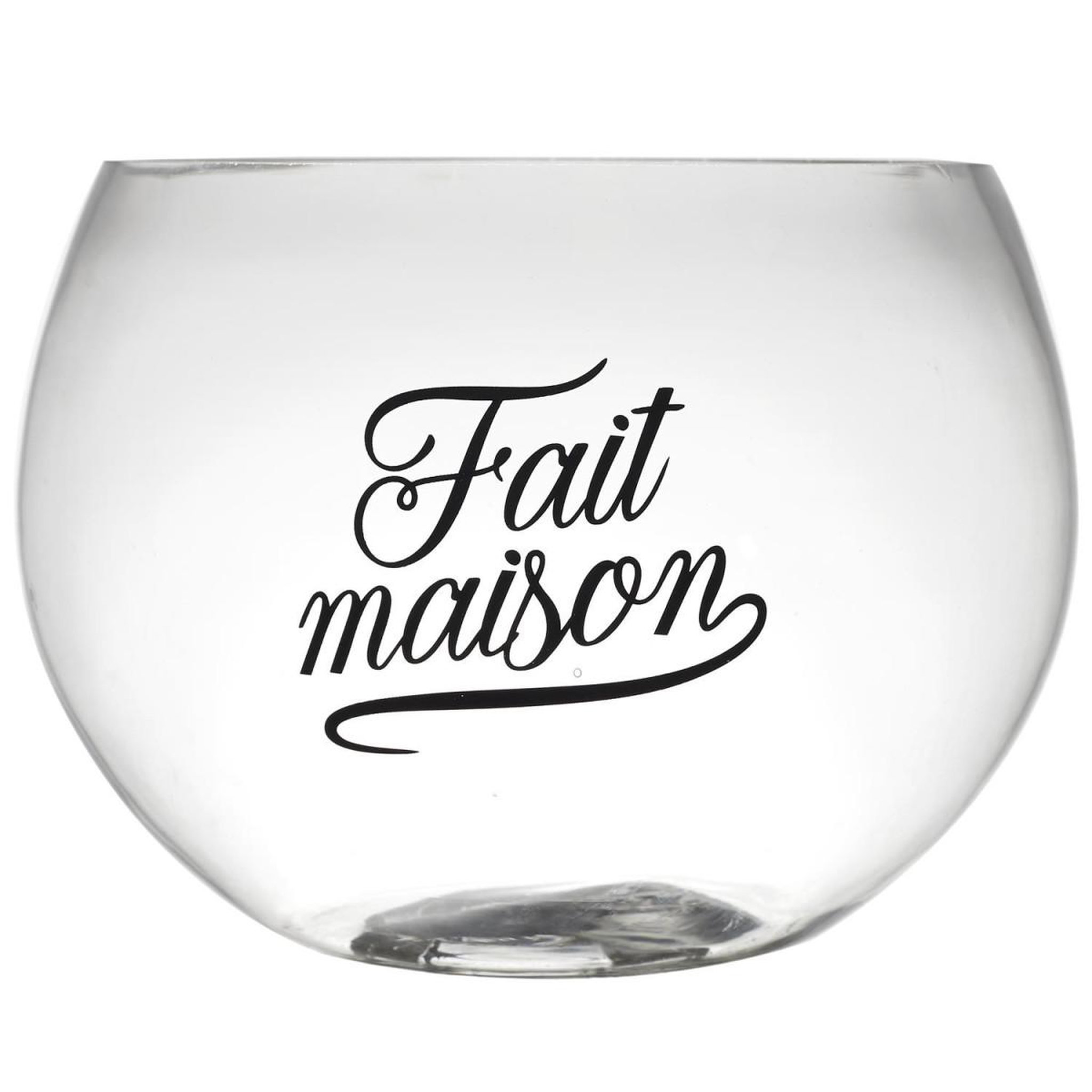Voir la diapositive 2 : The Home Deco Factory Saladier cocktail & louche  fait maison  6l transparent