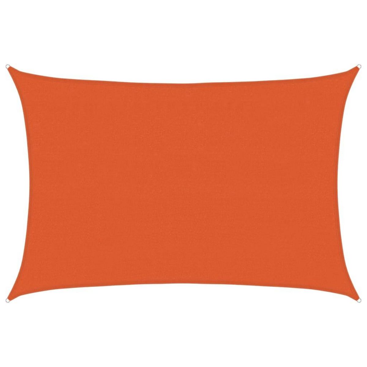 VIDAXL Voile d'ombrage 160 g/m^2 Orange 3,5x5 m PEHD