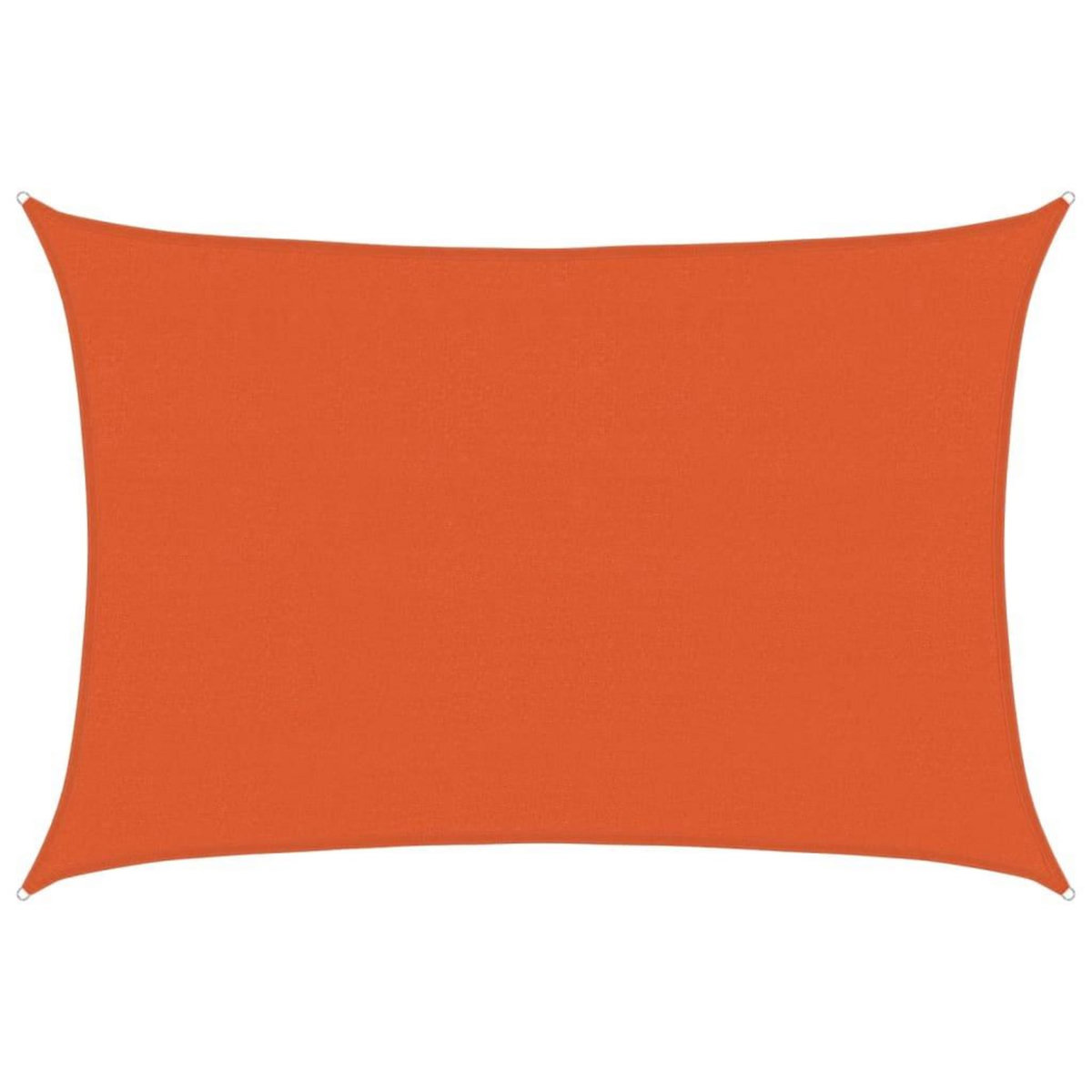 VIDAXL Voile d'ombrage 160 g/m^2 Orange 3,5x5 m PEHD