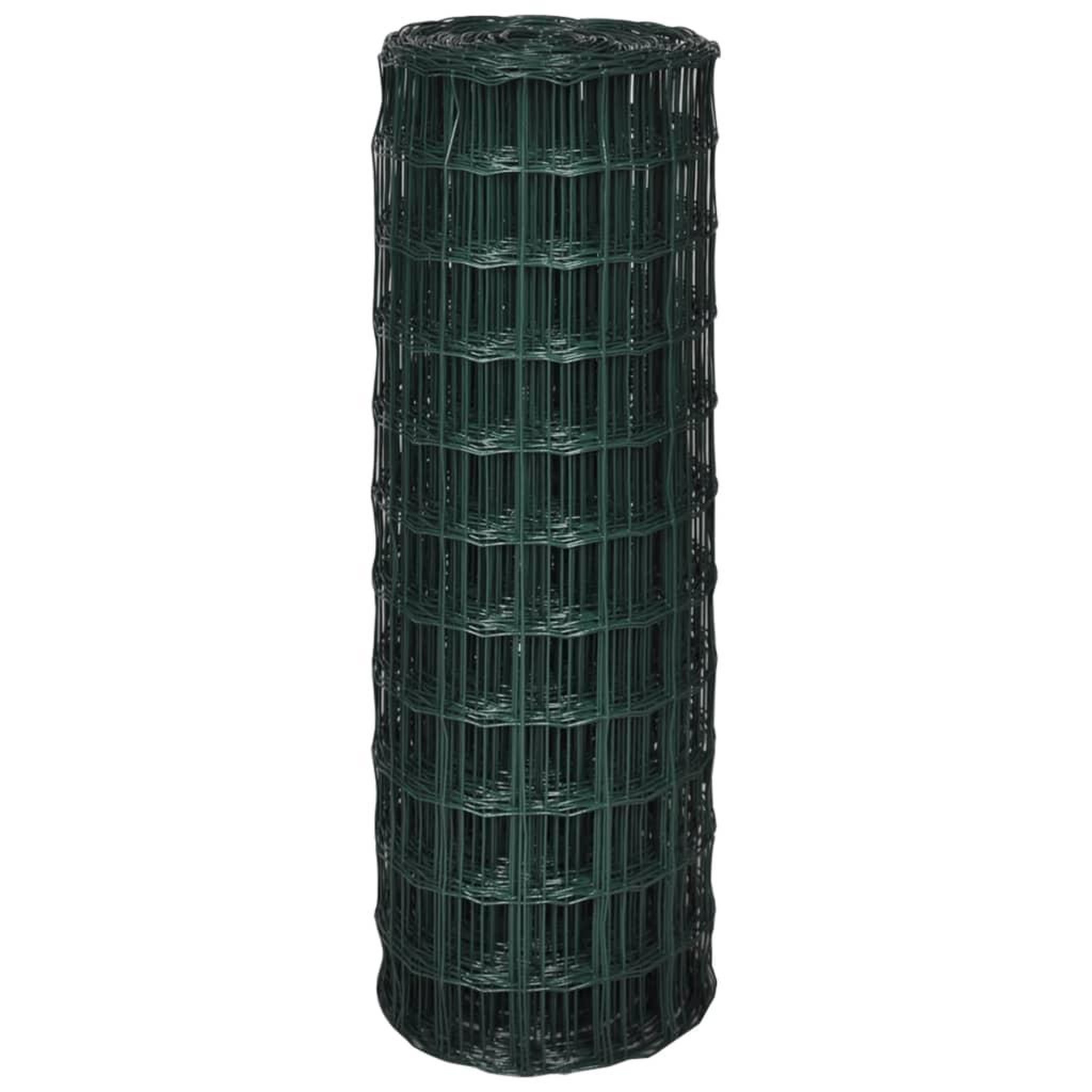 Voir la diapositive 3 : VIDAXL Cloture euro Acier 10 x 0,8 m Vert