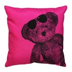 Paris Prix Coussin Déco  Lulu Bear  40x40cm Rose