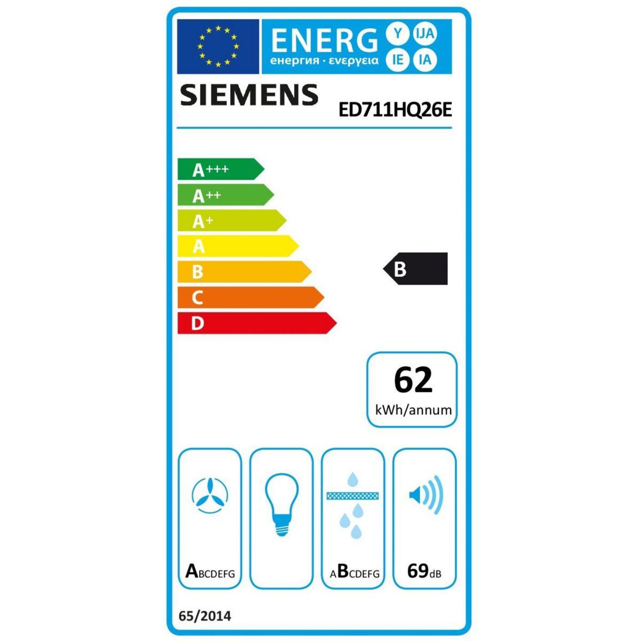 Voir la diapositive 6 : Siemens Plaque induction aspirante ED711HQ26E iQ500 combiZone