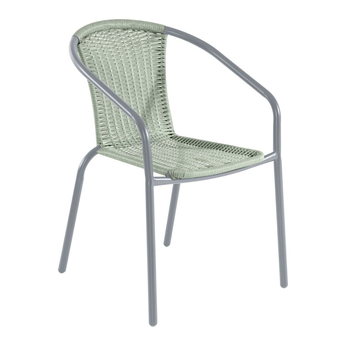 GARDENSTAR Chaise de jardin gris clair BISTRO
