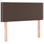 Voir la diapositive 4 : VIDAXL Tete de lit a LED Marron 100x5x78/88 cm Similicuir