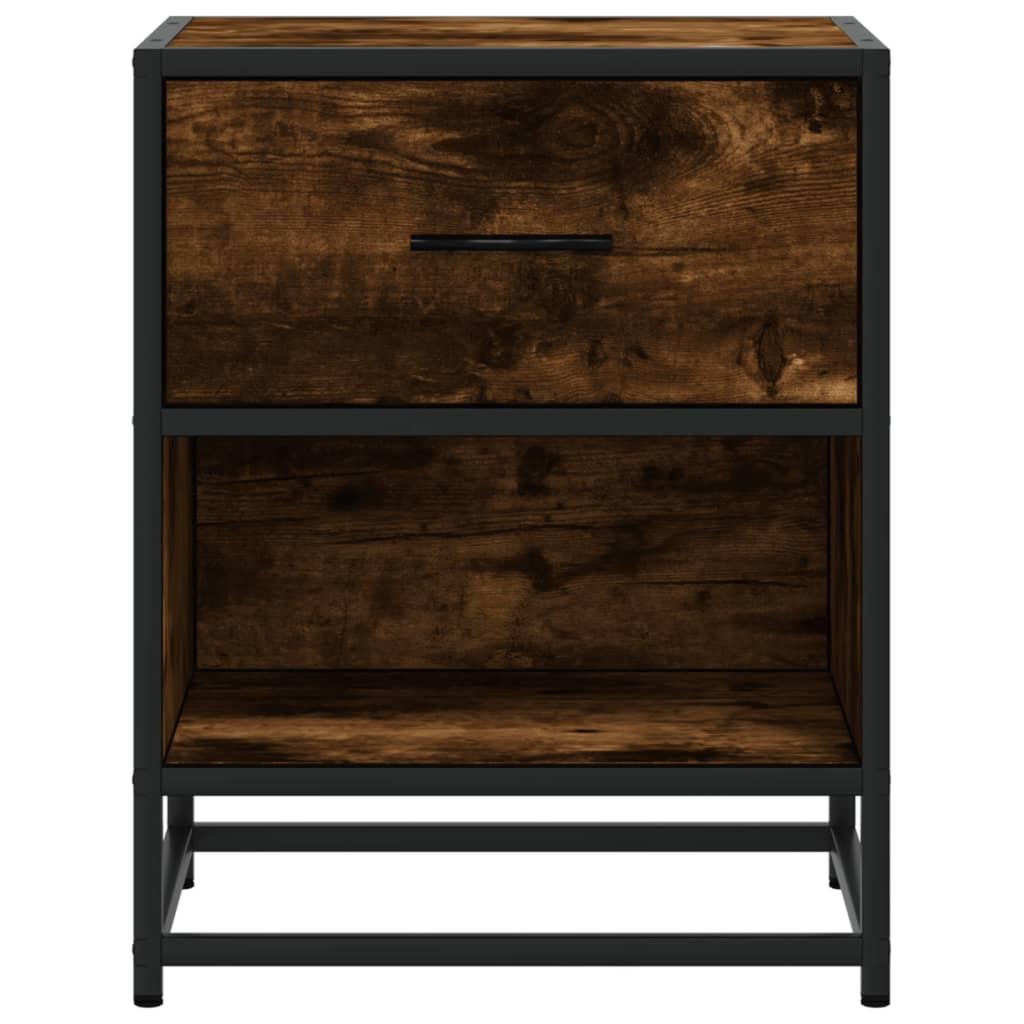 Voir la diapositive 5 : VIDAXL Tables de chevet 2 pcs chene fume 40x31x50 cm bois ingenierie