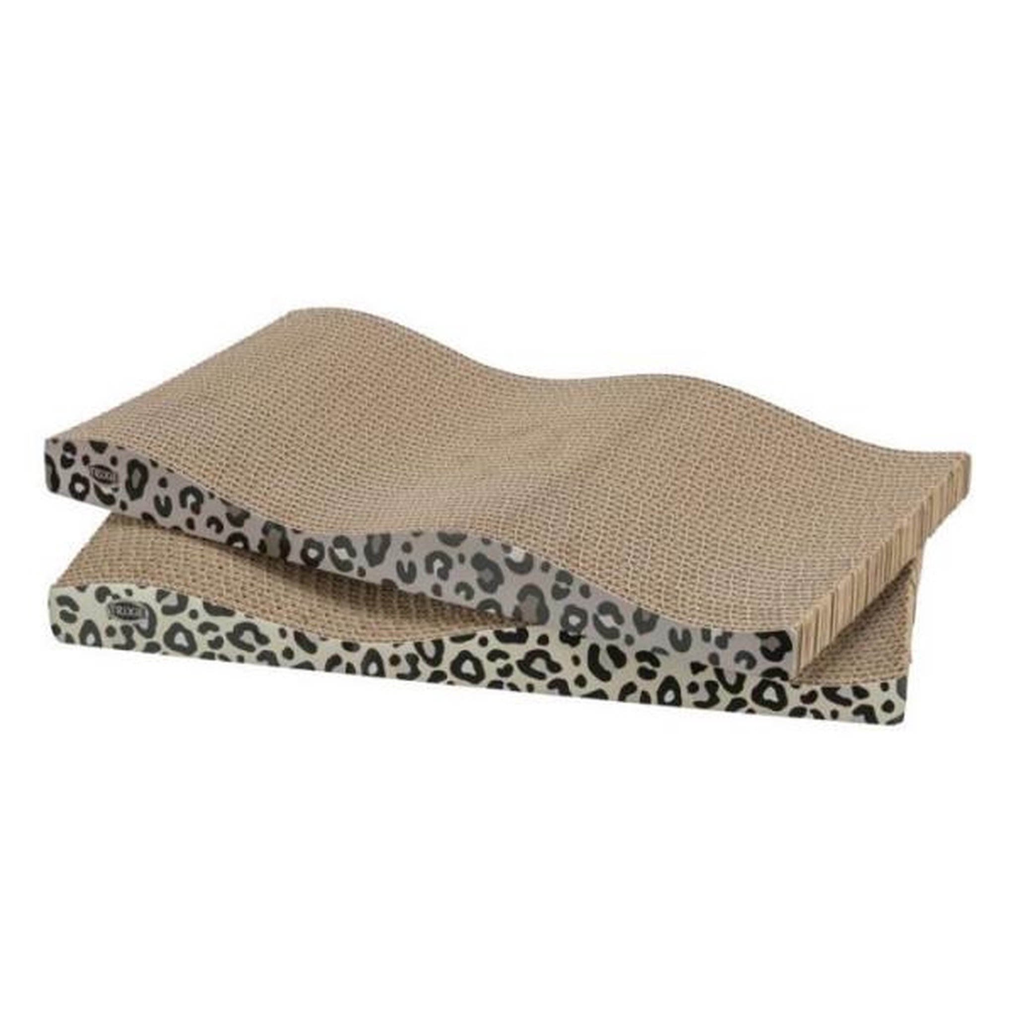 Trixie Lot de 2 Griffoirs - TRIXIE - LEO - 44 x 25 x 6 cm - Imprimé léopard