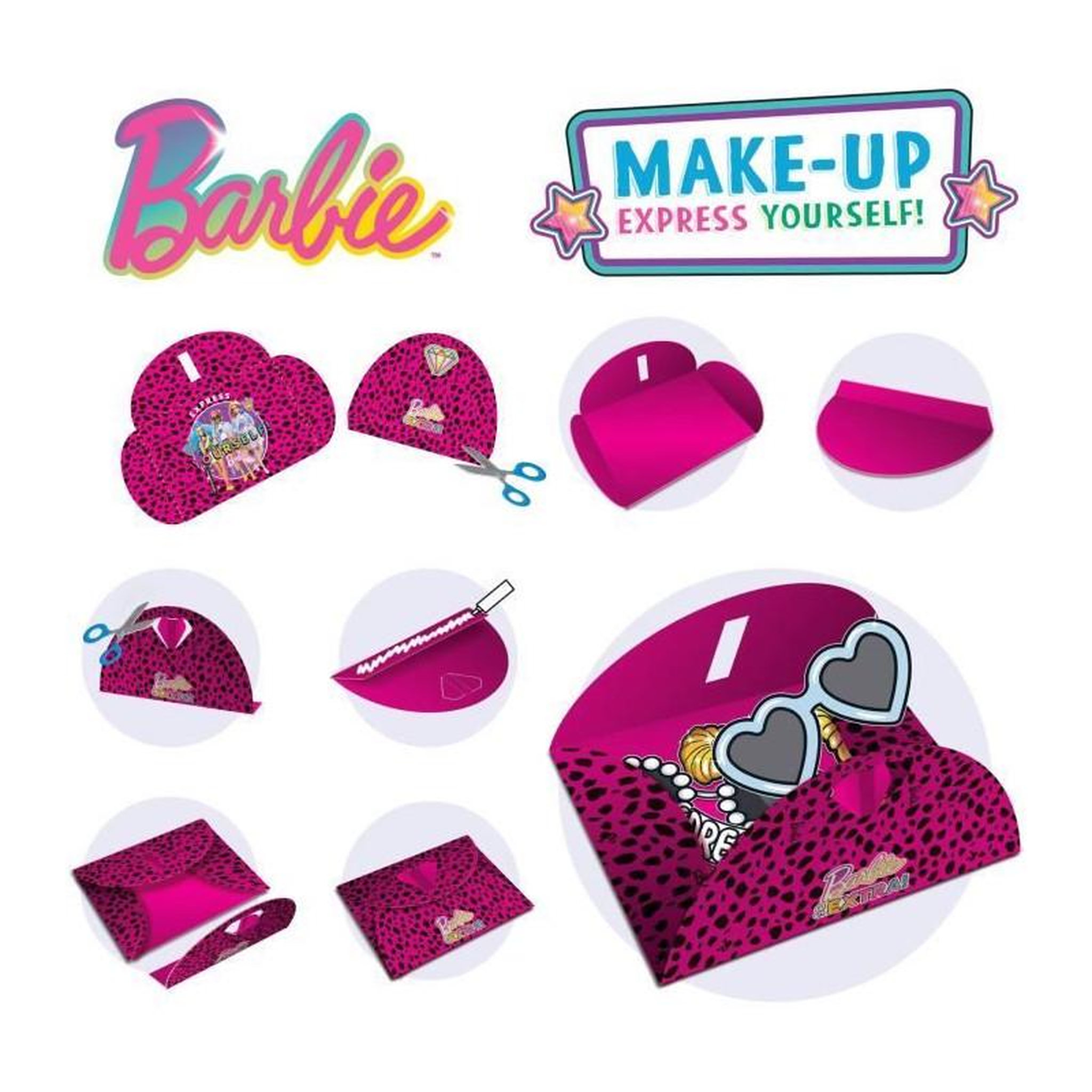 Voir la diapositive 2 : LISCIANI GIOCHI Book pour apprendre a maquiller et a se maquiller - Barbie sketch book make up - LISCIANI