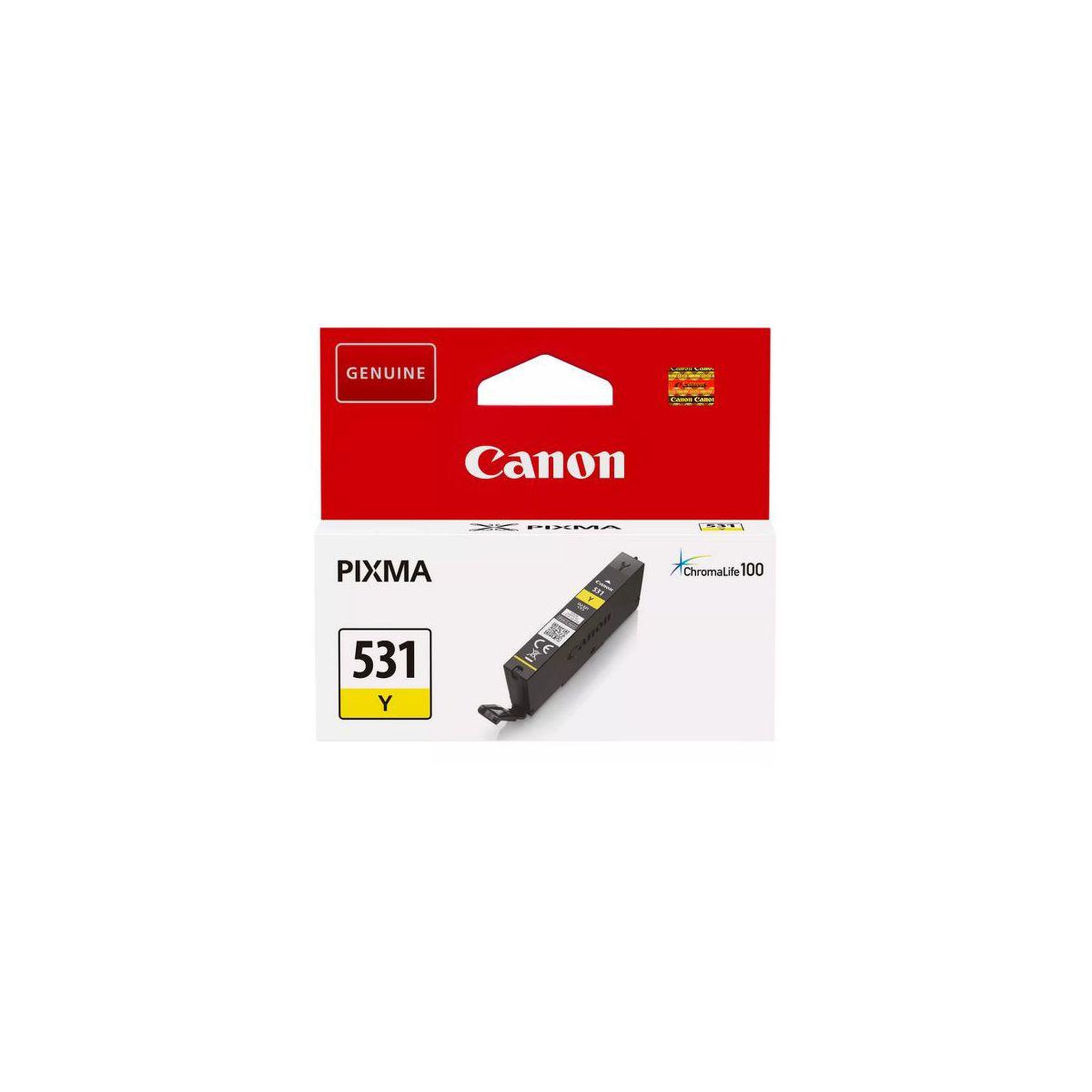 Canon Cartouche d'encre Originale CLI-531 Jaune (Yellow) Standard - 5970C003