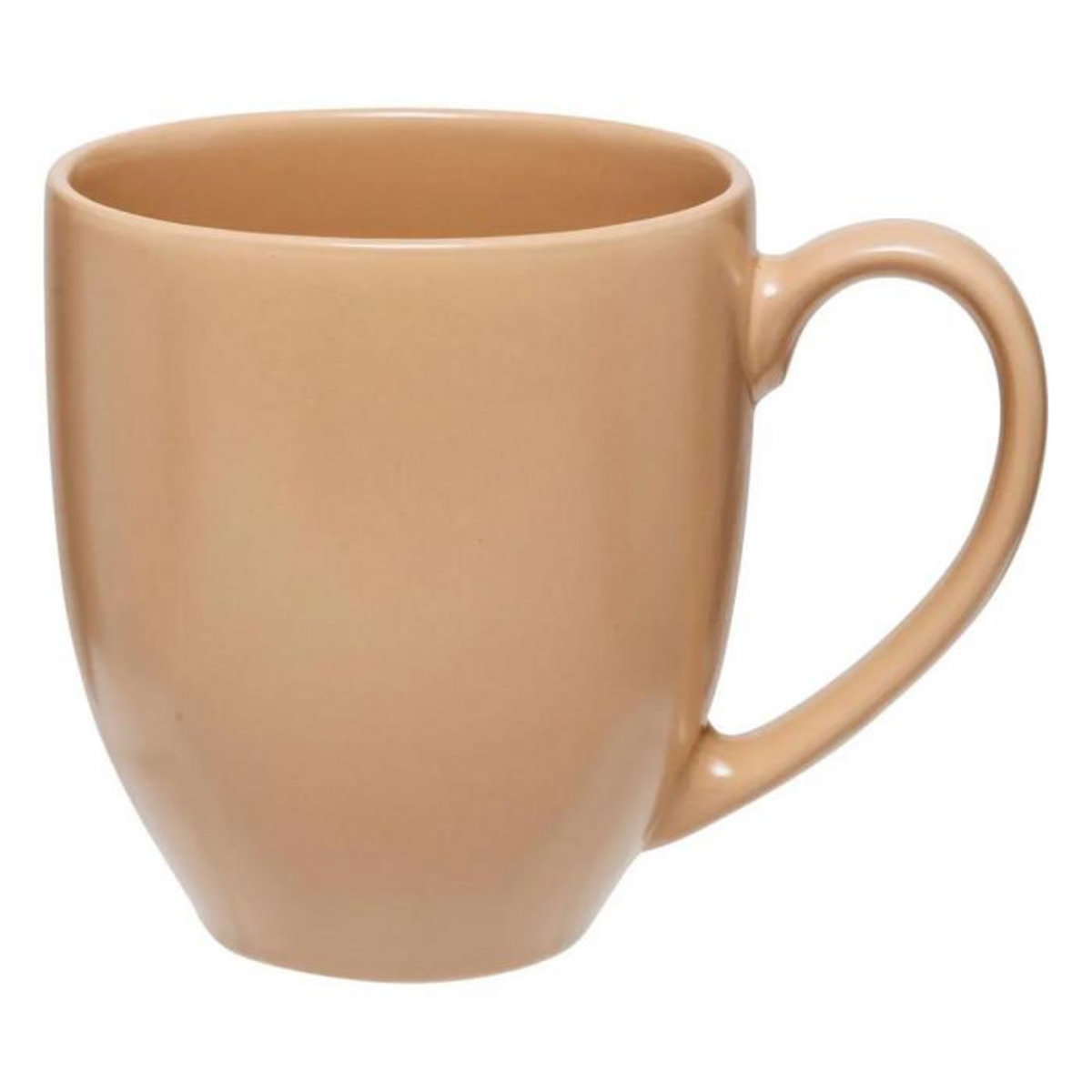 SECRET DE GOURMET Lot de 6 Mugs en Céramique  Maé  48cl Beige