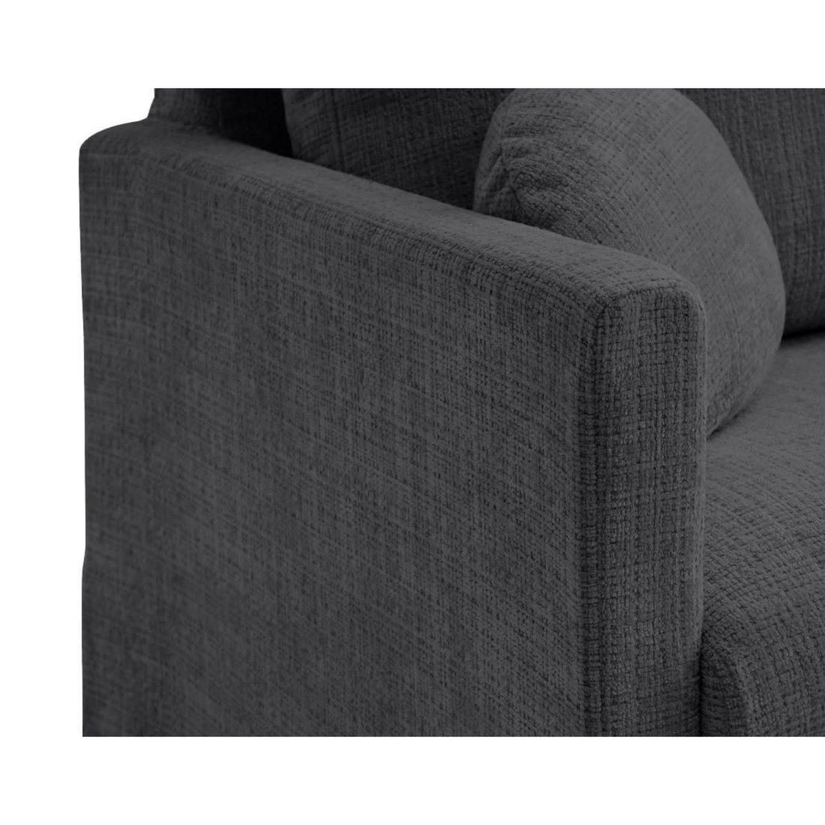 LISA DESIGN Serena - canapé droit déhoussable 2 places en velours texturé