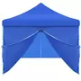 VIDAXL Tente de reception pliable avec 8 parois 3x9 m Bleu
