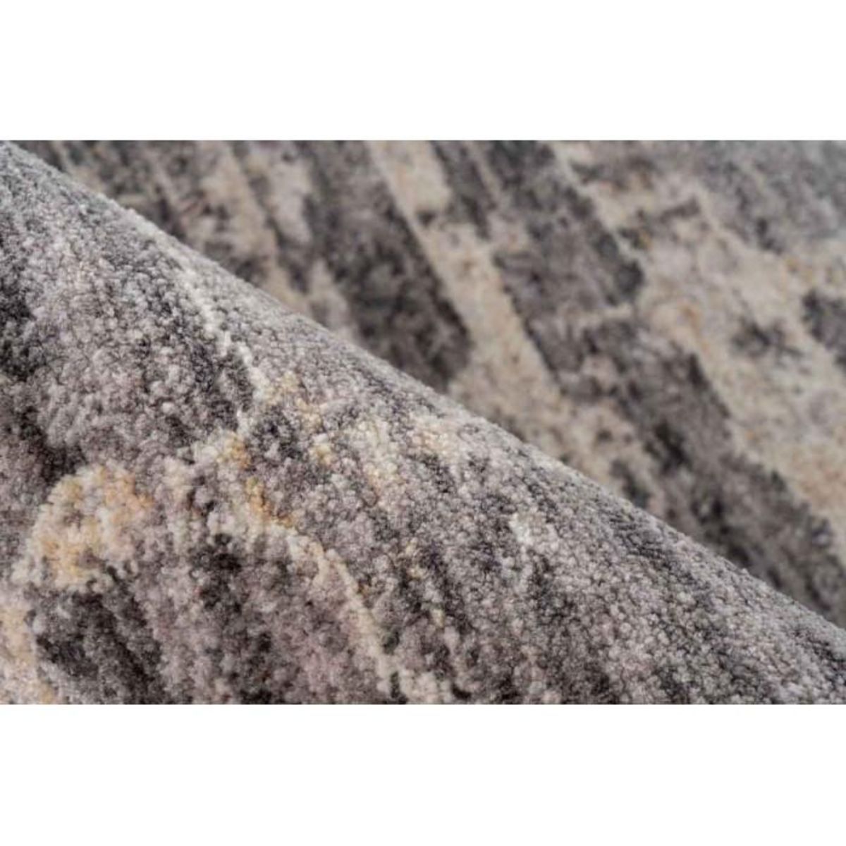 Paris Prix Tapis Tissé Imprimé Abstrait  Jaka  Gris