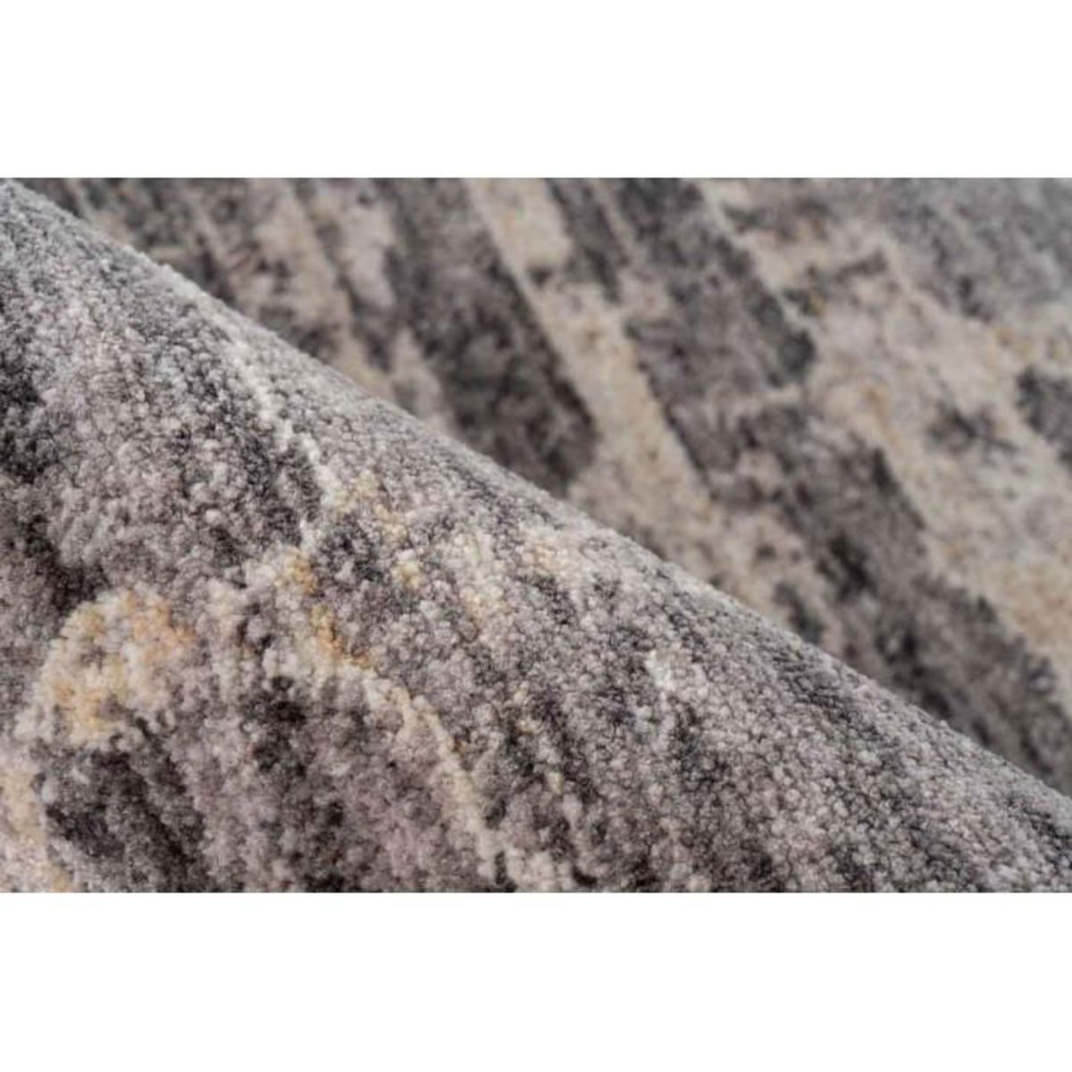 Paris Prix Tapis Tissé Imprimé Abstrait  Jaka  Gris