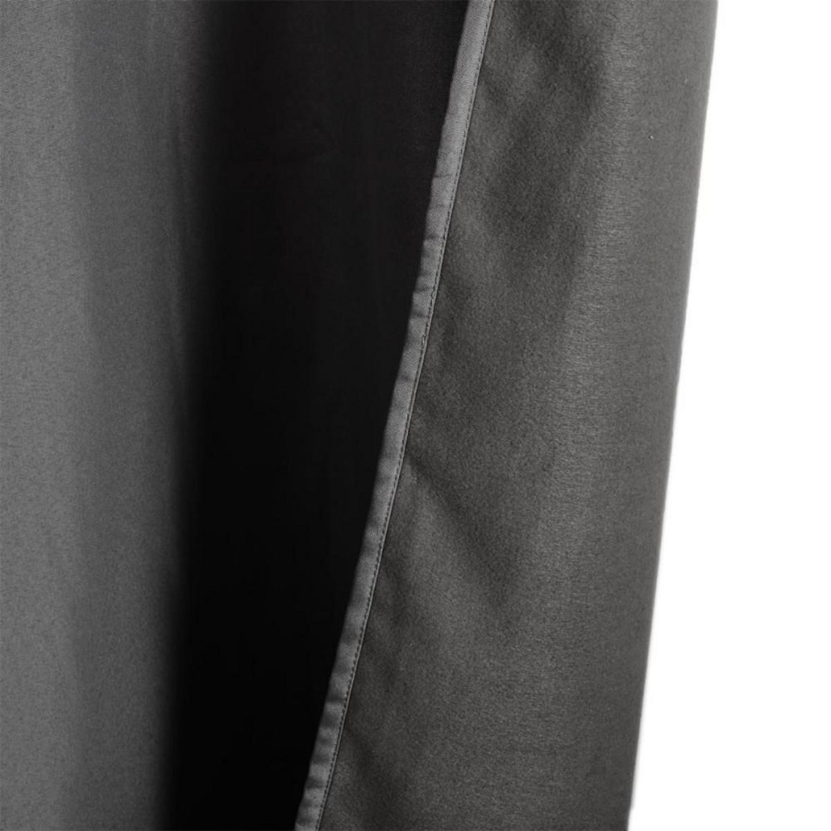 The Home Deco Factory Rideau isolant polaire 135x240 cm noir