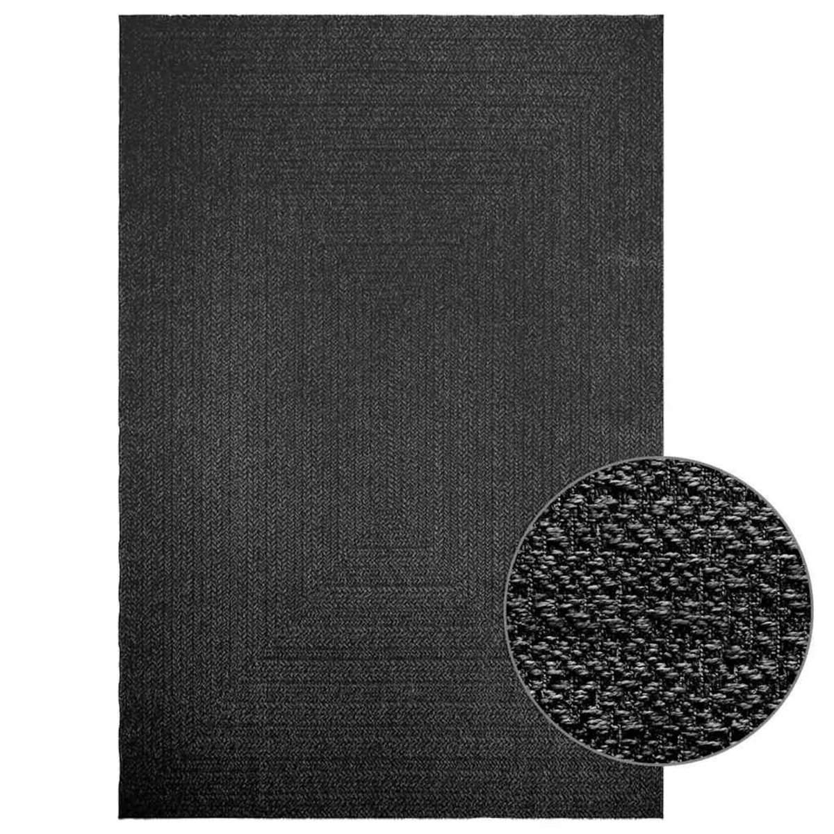 VIDAXL Tapis ZIZUR 200x290 cm aspect de jute interieur exterieur