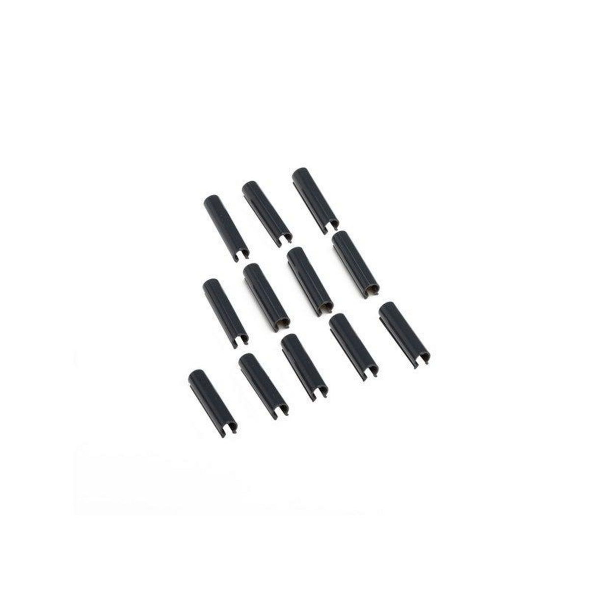 CENTRALE BRICO Lot De 100 Clips Pvc À Fixer Lixo Gris, H.1 Cm