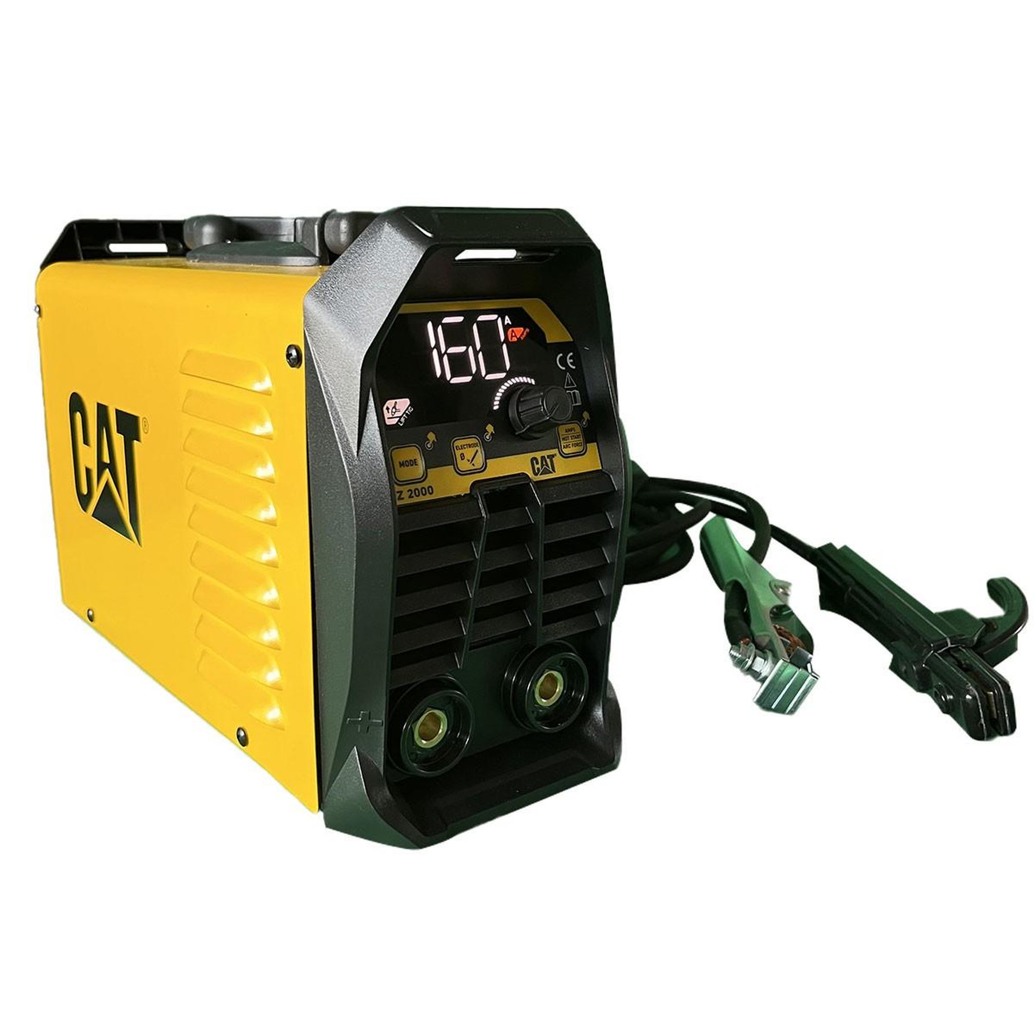 Voir la diapositive 4 : CAT Poste à souder inverter mma 160a ecran numérique electrodes ø1.6 - 4.0mm acier inox fonte réglage automatique intelligent cat