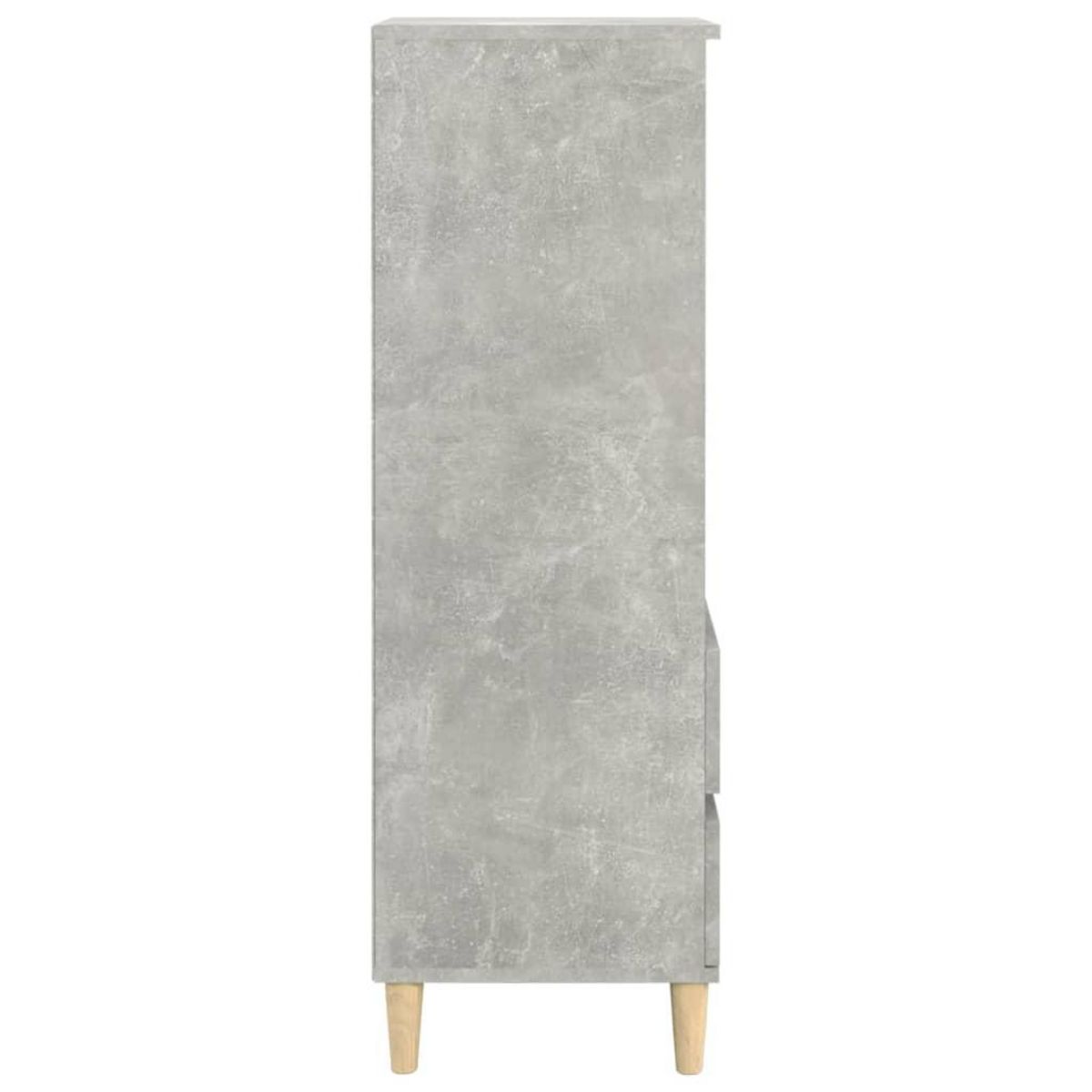 VIDAXL Buffet haut Gris beton 40x36x110 cm Bois d'ingenierie