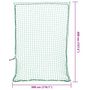 Voir la diapositive 6 : VIDAXL Filet pour remorque avec corde elastique vert 4x3 m PP
