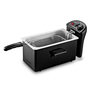 Voir la diapositive 6 : KITCHENCOOK Kitchencook - Friteuse 3l Inox Semi Pro - 2100w - Couvercle Avec Fenêtre - Rangement Compact - Pieds Antidérapants