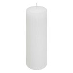 ATMOSPHERA Bougie Déco  Demi  14cm Blanc