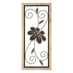 Paris Prix Décoration Murale Encadrée  Koman  60cm Naturel & Noir