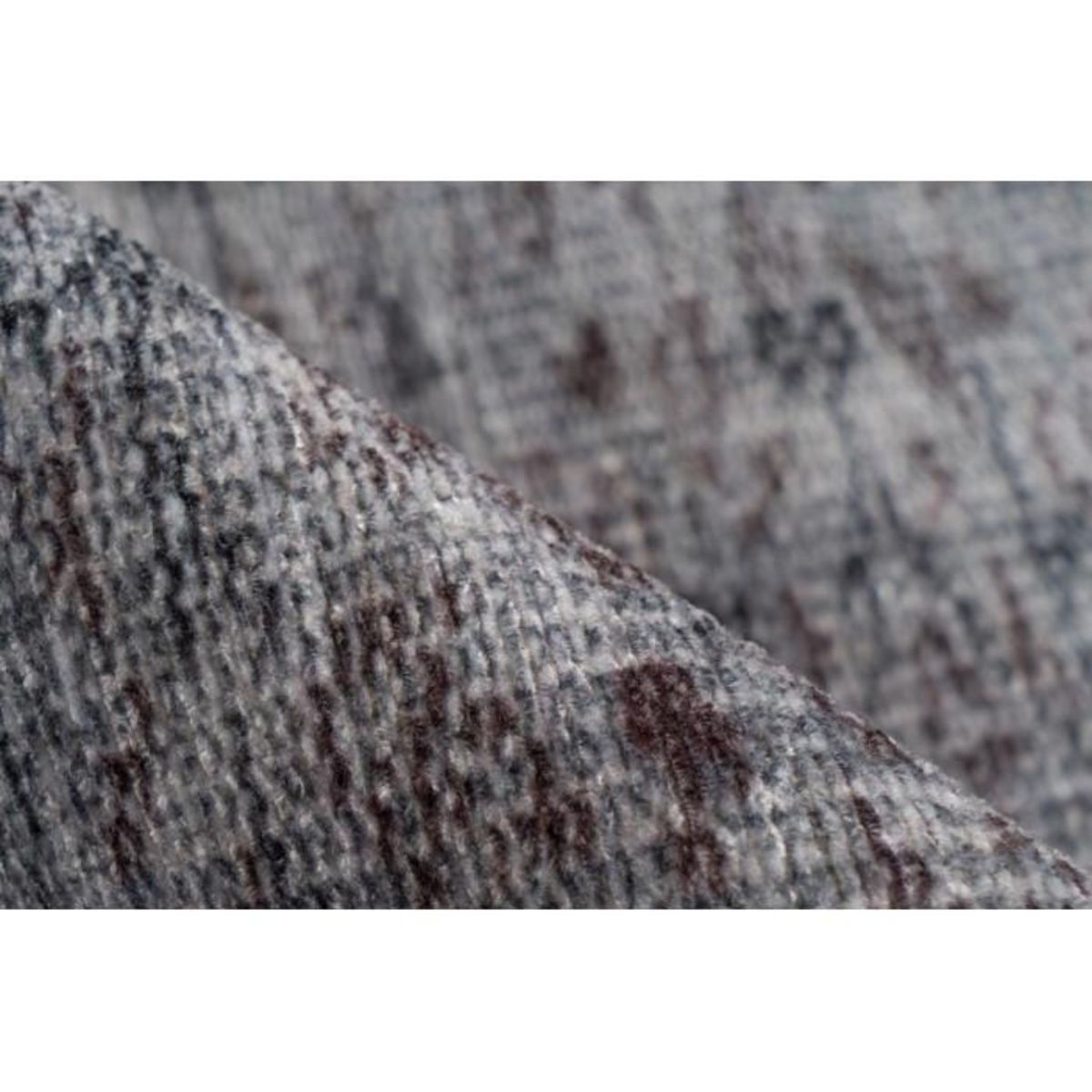 Paris Prix Tapis Vintage à Poils Courts  Toska  Gris