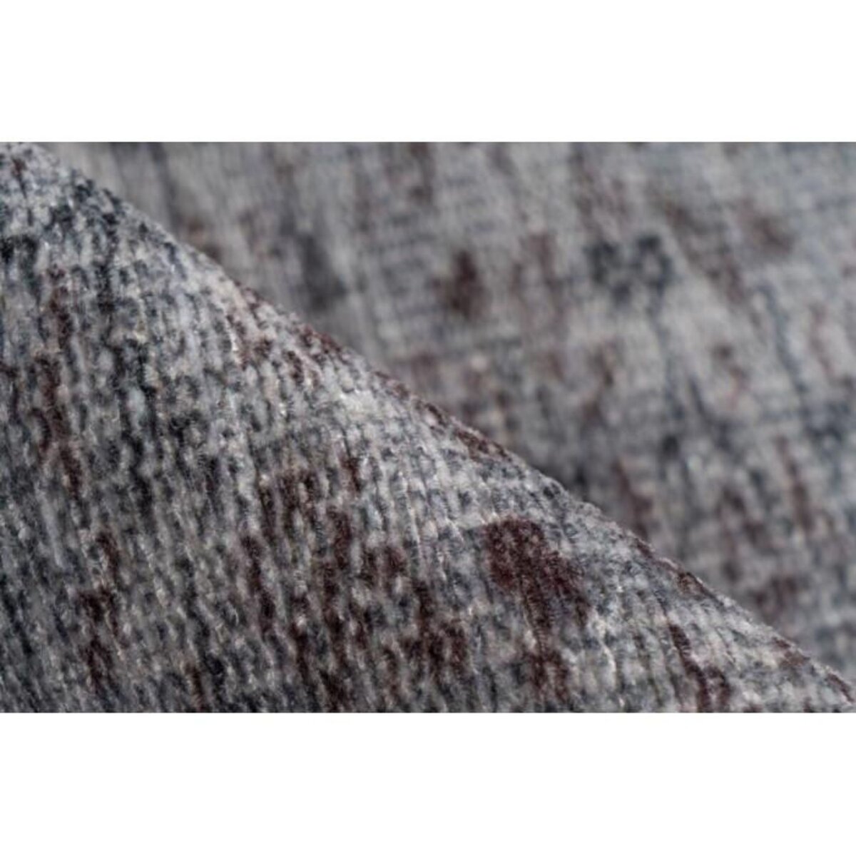 Paris Prix Tapis Vintage à Poils Courts  Toska  Gris