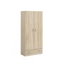 Voir la diapositive 1 : Armoire 2 portes 1 tiroir L78cm HOUSTON