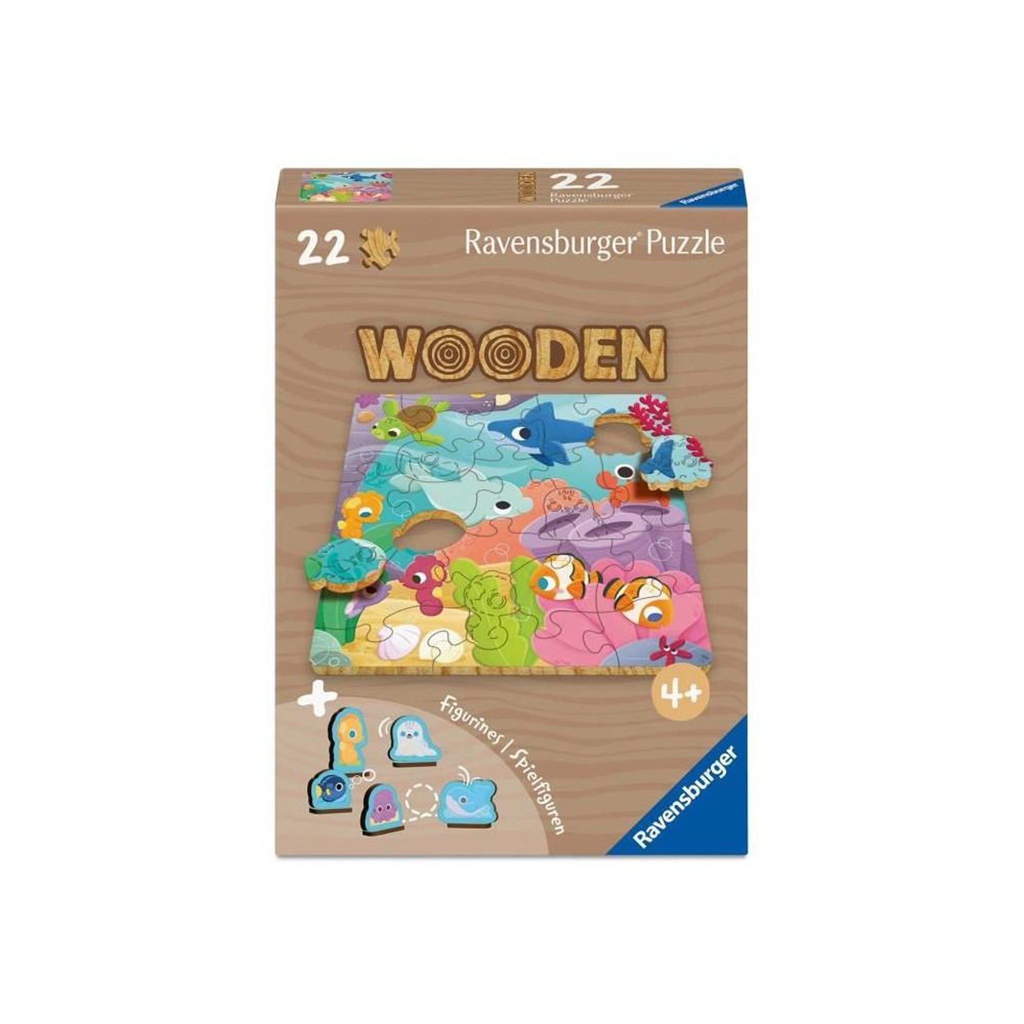 RAVENSBURGER Puzzle bois - Monde sous-marin
