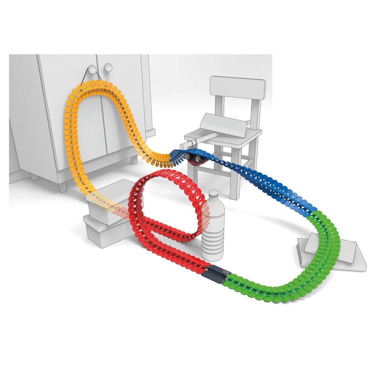 SMOBY Coffret découverte Flextreme Circuit avec voiture