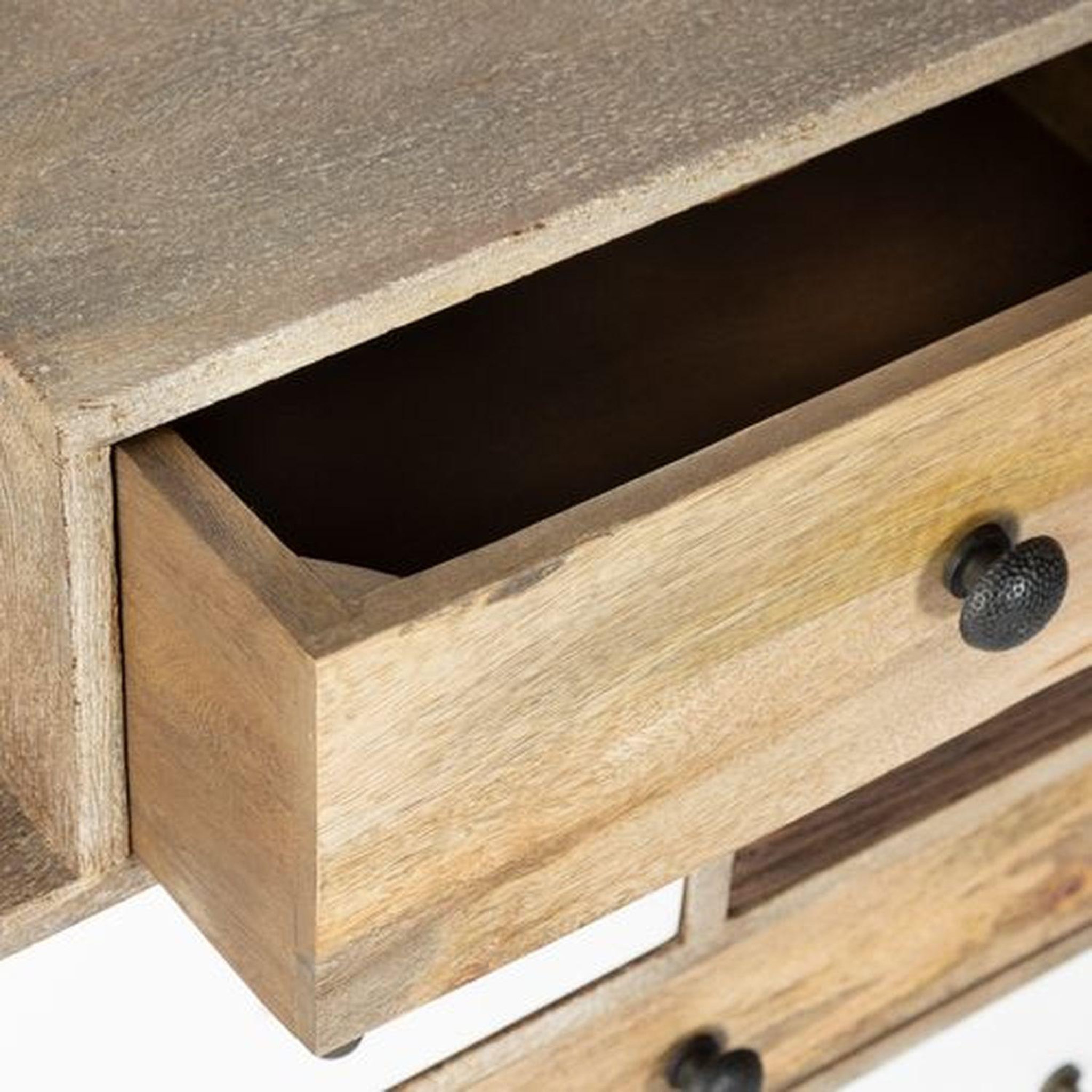 Voir la diapositive 5 : ATMOSPHERA Commode 8 tiroirs en manguier koval - marron