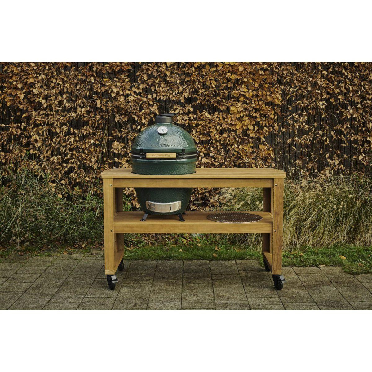 BIG GREEN EGG Support barbecue eucalyptus large sans roue