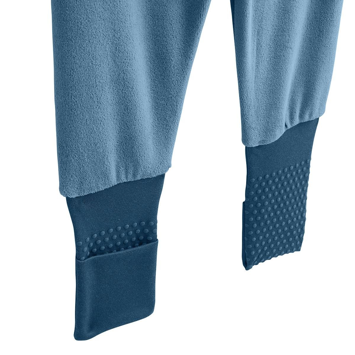 Petit Béguin Pyjama enfant 2 pièces en velours avec pieds retroussables Tao