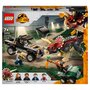 Voir la diapositive 1 : LEGO Jurassic World 76950 L&rsquo;Embuscade du Tricératops en Pick-up,  Dinosaure Jouet, et Voiture