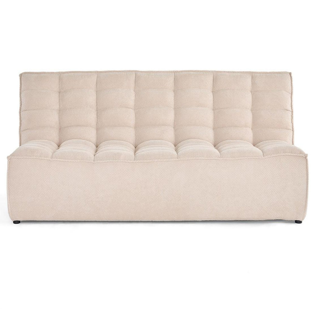 LISA DESIGN Ellie - canapé 3 places en velours texturé