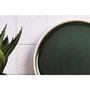Voir la diapositive 5 : BJORN Assiette OXYGEN Ø27cm - 6 pièces - Vert de gris