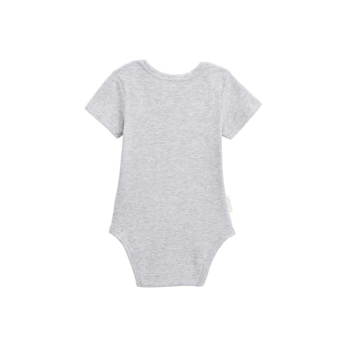 Petit Béguin Lot de 2 bodies bébé manches courtes Tapioca