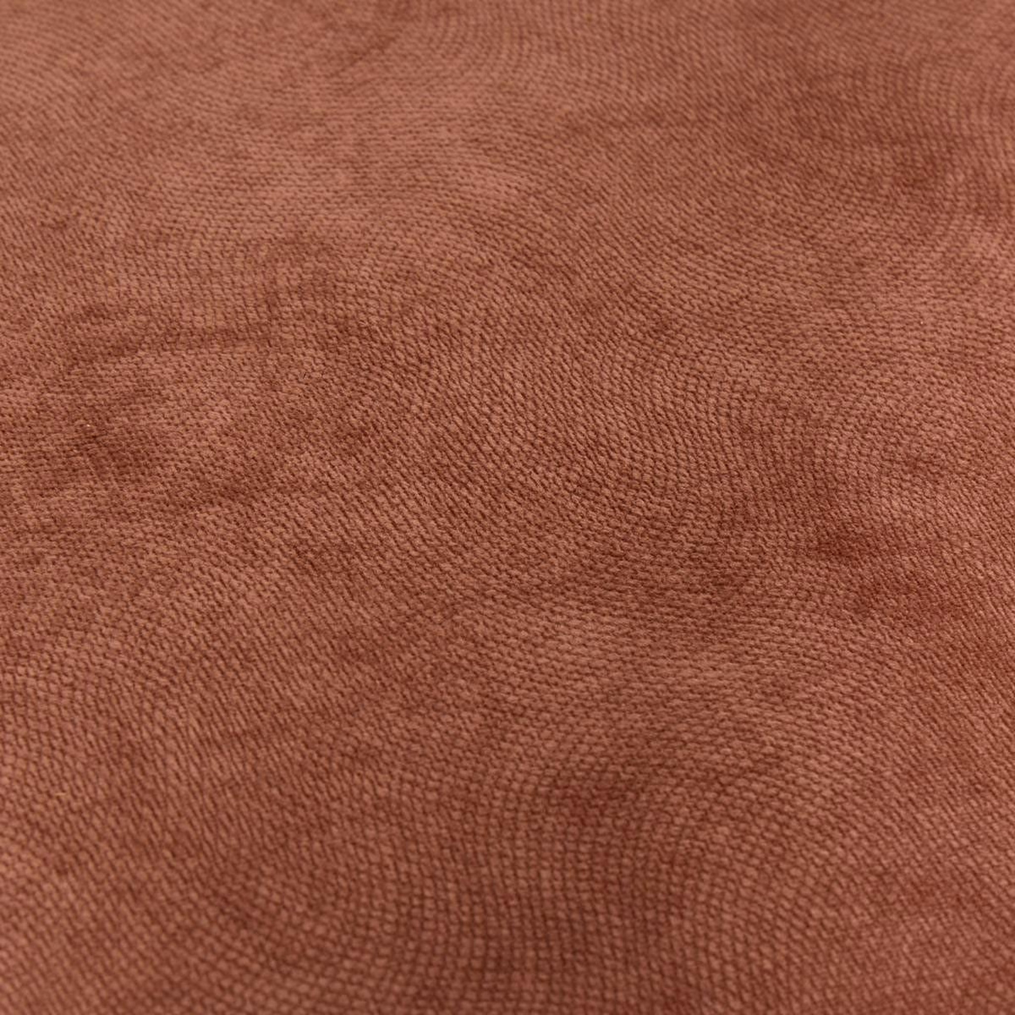 Voir la diapositive 4 : ATMOSPHERA Coussin déco uni  lilou  55x55cm marron tonka