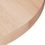 Voir la diapositive 3 : VIDAXL Dessus de table rond Ø40x2,5 cm Bois de chene massif non traite