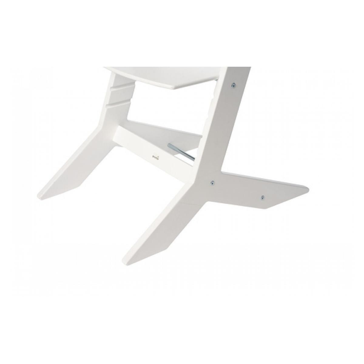 GEUTHER Chaise Haute Évolutive Geuther Syt Arceau en Blanc, Sécurisée et Confortable