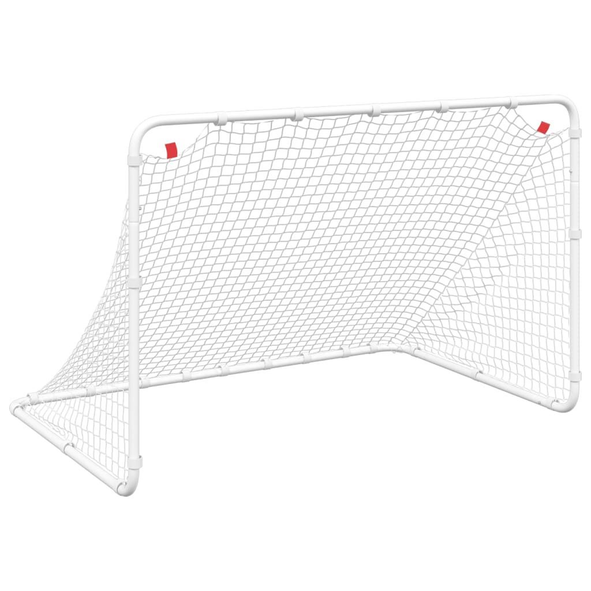 Voir la diapositive 2 : VIDAXL But de football blanc 122x81x81 cm acier